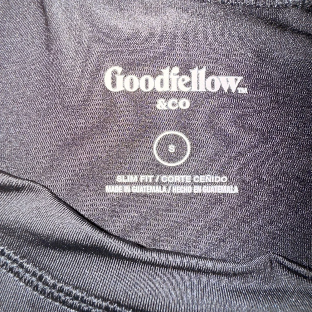 Goodfellow & Co Rashguard Mens Small Black NEW UPF 50+ Long Sleeve Slim Fit - Picture 6 of 9